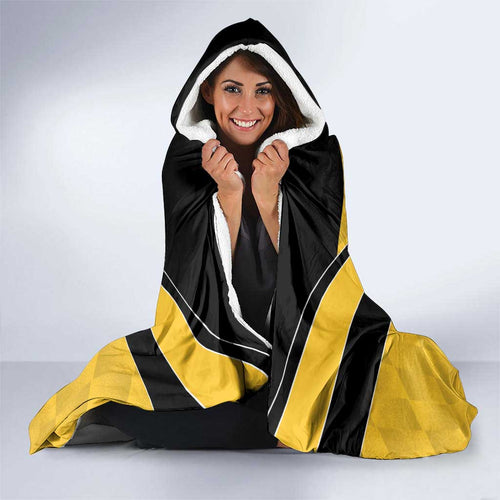 Sunshine Coast Rugby Custom Hooded Blanket Go Falcons Mascot Sporty Style - Aussie Hoodie