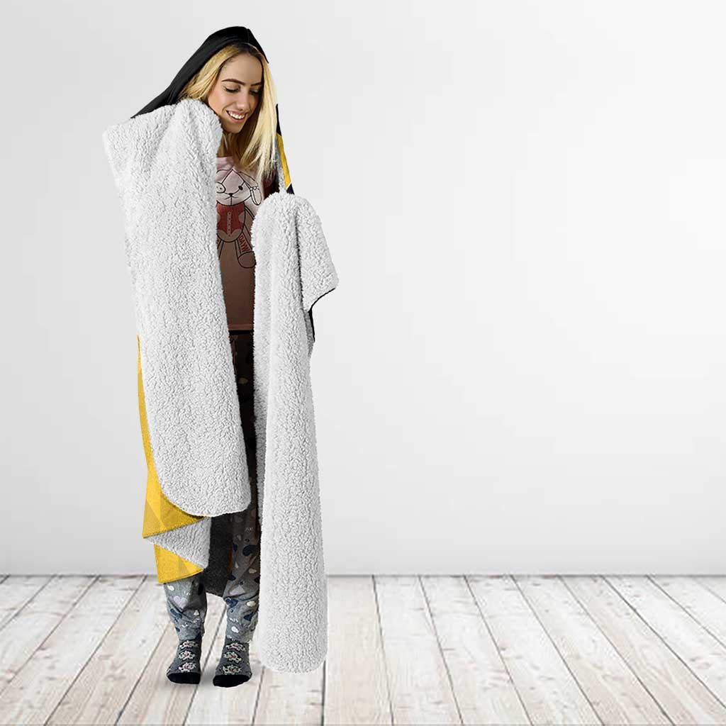Sunshine Coast Rugby Custom Hooded Blanket Go Falcons Mascot Sporty Style - Aussie Hoodie