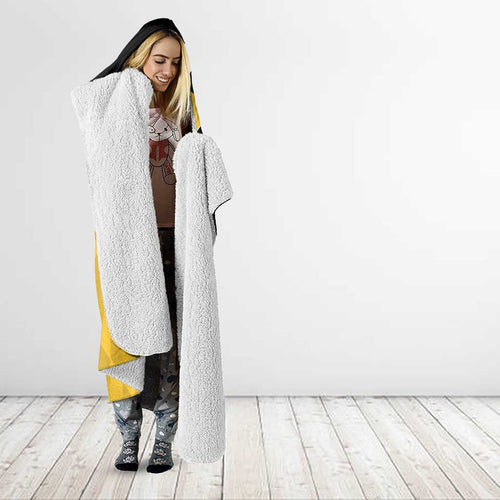 Sunshine Coast Rugby Custom Hooded Blanket Go Falcons Mascot Sporty Style - Aussie Hoodie