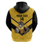 Sunshine Coast Rugby Custom Hoodie Go Falcons Mascot Sporty Style - Aussie Hoodie