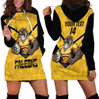 Sunshine Coast Rugby Custom Hoodie Dress Go Falcons Mascot Sporty Style - Aussie Hoodie