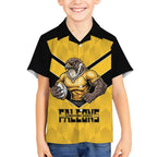 Sunshine Coast Rugby Custom Kid Hawaiian Shirt Go Falcons Mascot Sporty Style - Aussie Hoodie