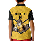Sunshine Coast Rugby Custom Kid Polo Shirt Go Falcons Mascot Sporty Style - Aussie Hoodie