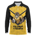 Sunshine Coast Rugby Custom Long Sleeve Polo Shirt Go Falcons Mascot Sporty Style - Aussie Hoodie