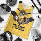 Sunshine Coast Rugby Custom Men Tank Top Go Falcons Mascot Sporty Style - Aussie Hoodie
