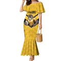 Sunshine Coast Rugby Custom Mermaid Dress Go Falcons Mascot Sporty Style - Aussie Hoodie
