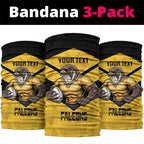 Sunshine Coast Rugby Custom Neck Gaiter Go Falcons Mascot Sporty Style - Aussie Hoodie