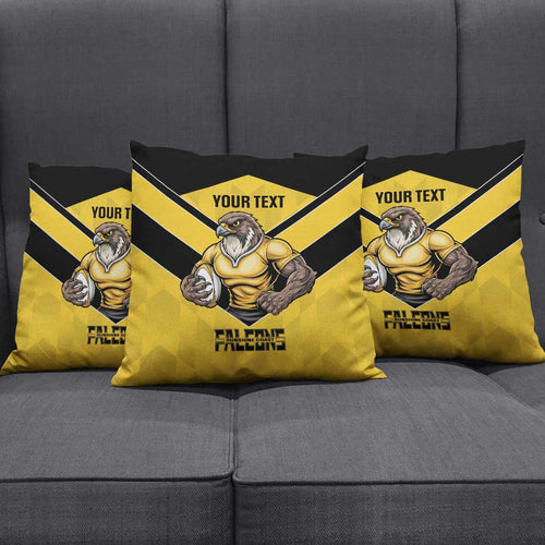 Sunshine Coast Rugby Custom Pillow Cover Go Falcons Mascot Sporty Style - Aussie Hoodie