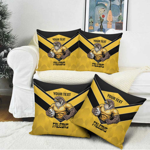 Sunshine Coast Rugby Custom Pillow Cover Go Falcons Mascot Sporty Style - Aussie Hoodie