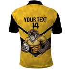 Sunshine Coast Rugby Custom Polo Shirt Go Falcons Mascot Sporty Style - Aussie Hoodie