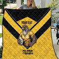 Sunshine Coast Rugby Custom Quilt Go Falcons Mascot Sporty Style - Aussie Hoodie