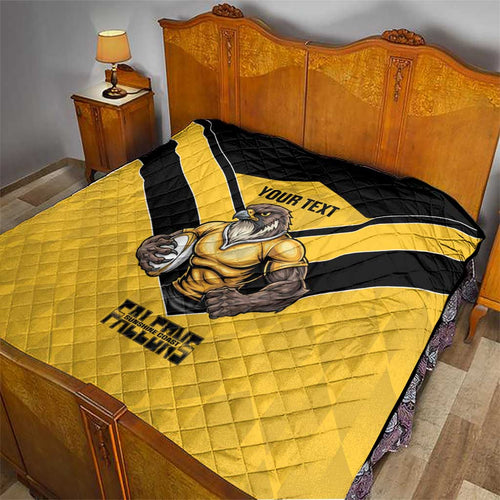 Sunshine Coast Rugby Custom Quilt Go Falcons Mascot Sporty Style - Aussie Hoodie