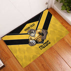 Sunshine Coast Rugby Custom Rubber Doormat Go Falcons Mascot Sporty Style - Aussie Hoodie