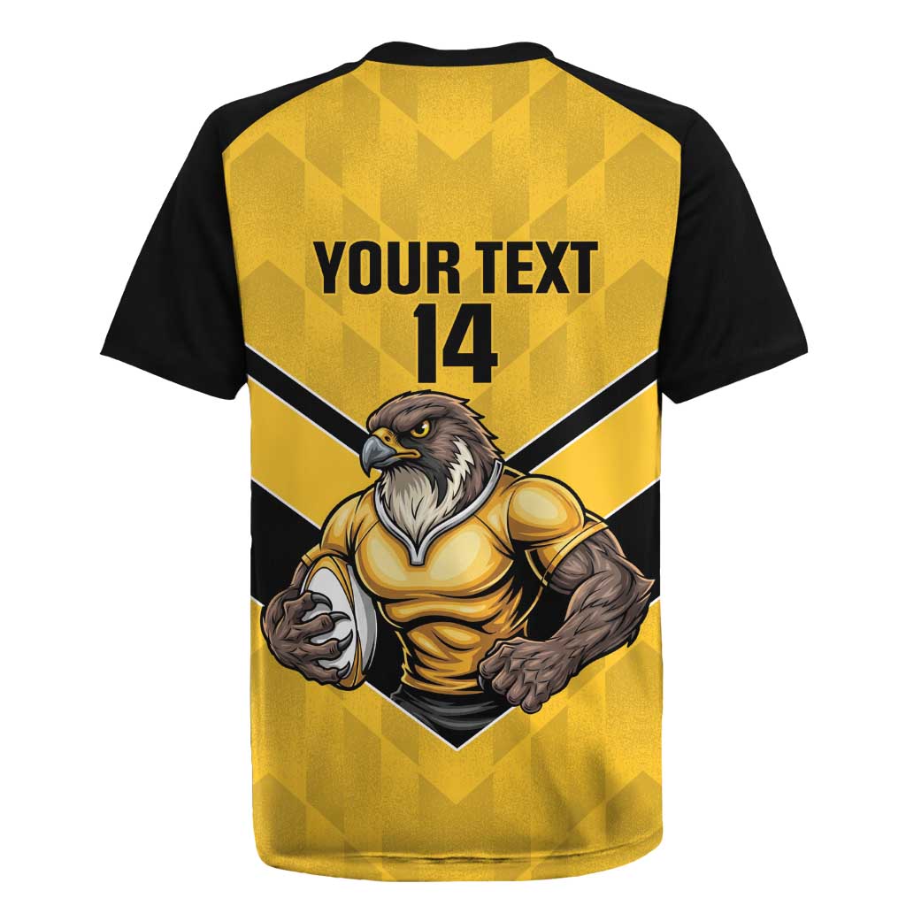Sunshine Coast Rugby Custom Rugby Jersey Go Falcons Mascot Sporty Style - Aussie Hoodie