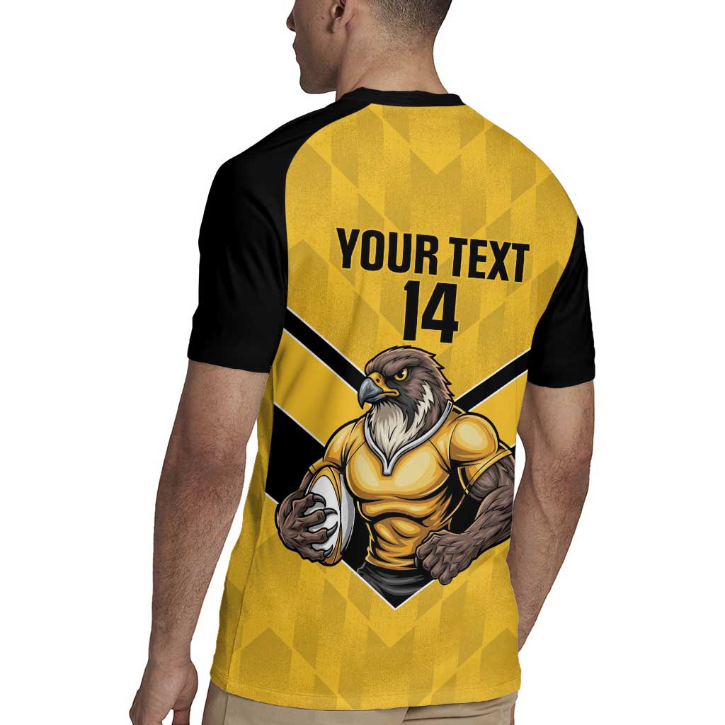 Sunshine Coast Rugby Custom Rugby Jersey Go Falcons Mascot Sporty Style - Aussie Hoodie