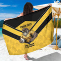 Sunshine Coast Rugby Custom Sarong Go Falcons Mascot Sporty Style - Aussie Hoodie