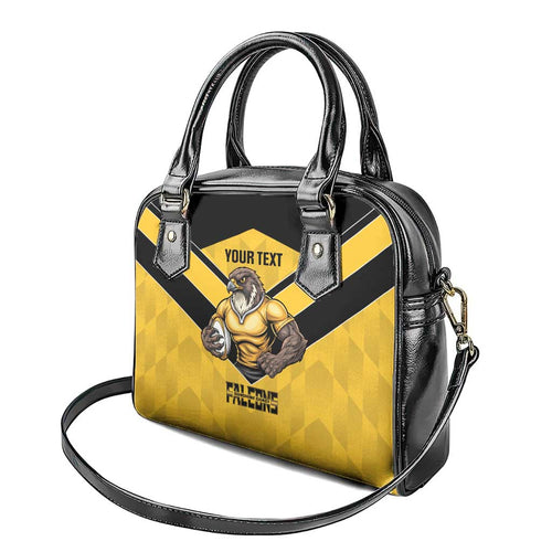 Sunshine Coast Rugby Custom Shoulder Handbag Go Falcons Mascot Sporty Style - Aussie Hoodie
