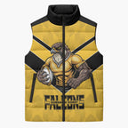 Sunshine Coast Rugby Custom Sleeveless Puffer Jacket Go Falcons Mascot Sporty Style - Aussie Hoodie