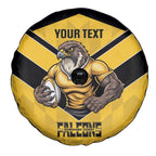 Sunshine Coast Rugby Custom Spare Tire Cover Go Falcons Mascot Sporty Style - Aussie Hoodie