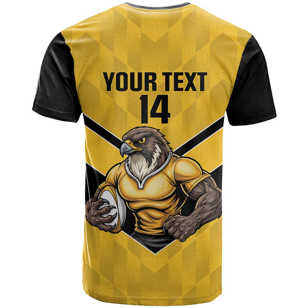 Sunshine Coast Rugby Custom T Shirt Go Falcons Mascot Sporty Style - Aussie Hoodie