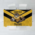 Sunshine Coast Rugby Custom Tablecloth Go Falcons Mascot Sporty Style - Aussie Hoodie