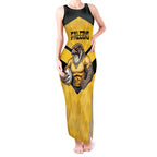 Sunshine Coast Rugby Custom Tank Maxi Dress Go Falcons Mascot Sporty Style - Aussie Hoodie