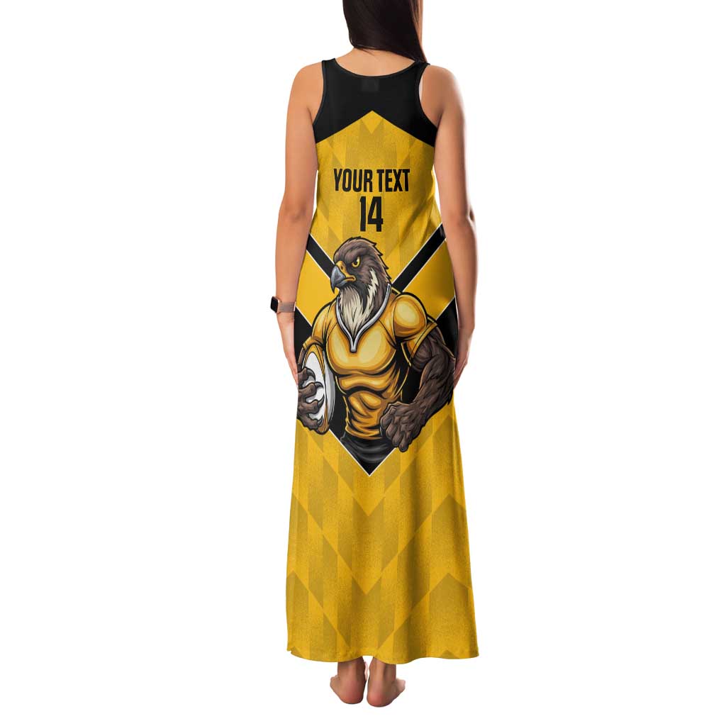 Sunshine Coast Rugby Custom Tank Maxi Dress Go Falcons Mascot Sporty Style - Aussie Hoodie