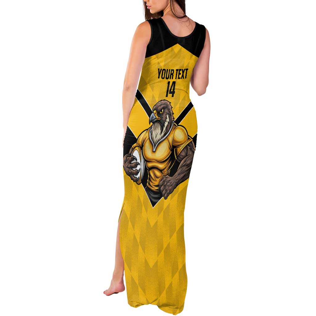 Sunshine Coast Rugby Custom Tank Maxi Dress Go Falcons Mascot Sporty Style - Aussie Hoodie