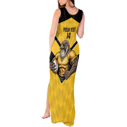 Sunshine Coast Rugby Custom Tank Maxi Dress Go Falcons Mascot Sporty Style - Aussie Hoodie