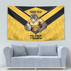 Sunshine Coast Rugby Custom Tapestry Go Falcons Mascot Sporty Style - Aussie Hoodie