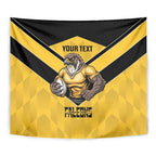 Sunshine Coast Rugby Custom Tapestry Go Falcons Mascot Sporty Style - Aussie Hoodie