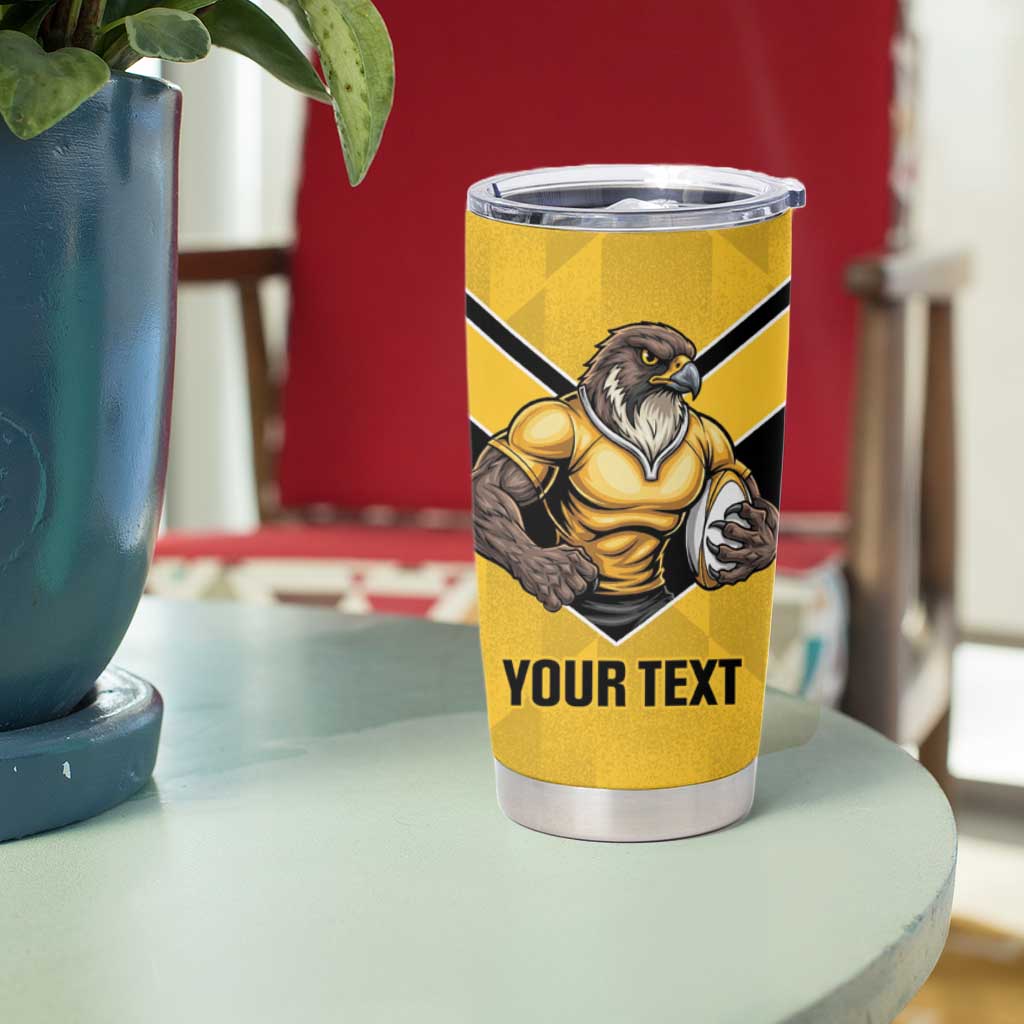 Sunshine Coast Rugby Custom Tumbler Cup Go Falcons Mascot Sporty Style - Aussie Hoodie