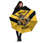 Sunshine Coast Rugby Custom Umbrella Go Falcons Mascot Sporty Style - Aussie Hoodie