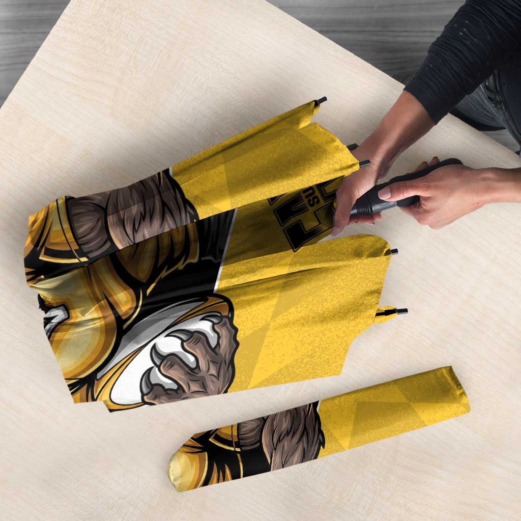 Sunshine Coast Rugby Custom Umbrella Go Falcons Mascot Sporty Style - Aussie Hoodie