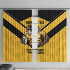 Sunshine Coast Rugby Custom Window Curtain Go Falcons Mascot Sporty Style - Aussie Hoodie
