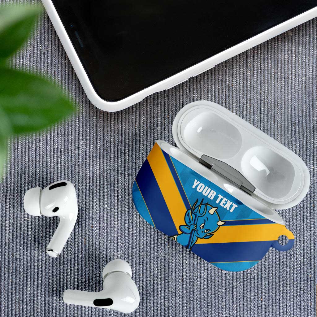 Norths Rugby Custom AirPods Case Go Devils Mascot Sporty Style - Aussie Hoodie