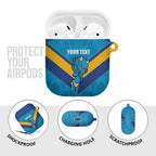 Norths Rugby Custom AirPods Case Go Devils Mascot Sporty Style - Aussie Hoodie