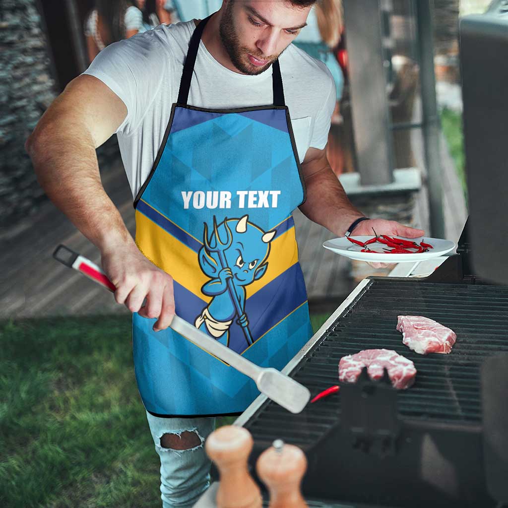 Norths Rugby Custom Apron Go Devils Mascot Sporty Style - Aussie Hoodie