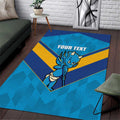 Norths Rugby Custom Area Rug Go Devils Mascot Sporty Style - Aussie Hoodie