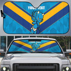 Norths Rugby Custom Auto Sun Shade Go Devils Mascot Sporty Style - Aussie Hoodie