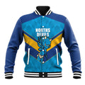 Norths Rugby Custom Baseball Jacket Go Devils Mascot Sporty Style - Aussie Hoodie