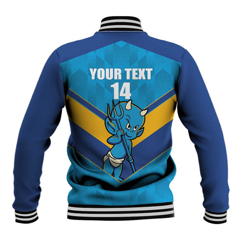 Norths Rugby Custom Baseball Jacket Go Devils Mascot Sporty Style - Aussie Hoodie