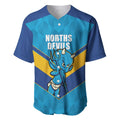 Norths Rugby Custom Baseball Jersey Go Devils Mascot Sporty Style - Aussie Hoodie