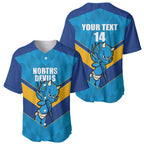 Norths Rugby Custom Baseball Jersey Go Devils Mascot Sporty Style - Aussie Hoodie