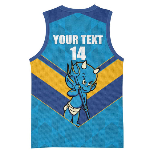 Norths Rugby Custom Basketball Jersey Go Devils Mascot Sporty Style - Aussie Hoodie