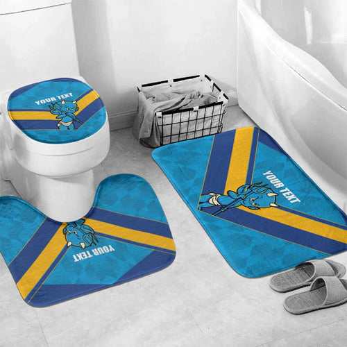 Norths Rugby Custom Bathroom Set Go Devils Mascot Sporty Style - Aussie Hoodie