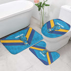 Norths Rugby Custom Bathroom Set Go Devils Mascot Sporty Style - Aussie Hoodie