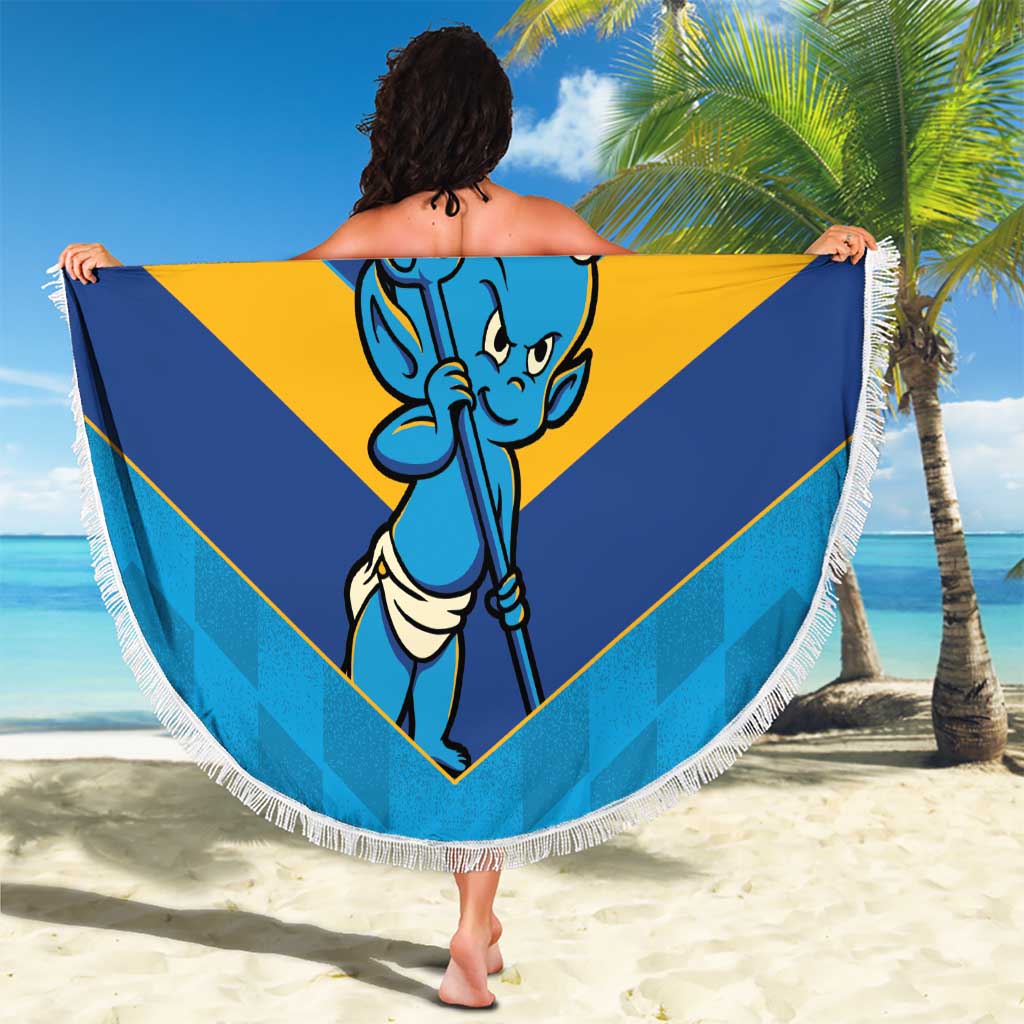 Norths Rugby Custom Beach Blanket Go Devils Mascot Sporty Style - Aussie Hoodie