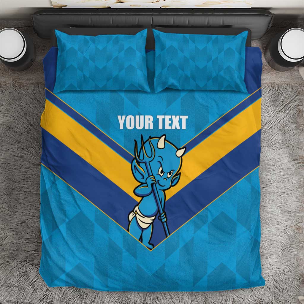 Norths Rugby Custom Bedding Set Go Devils Mascot Sporty Style - Aussie Hoodie