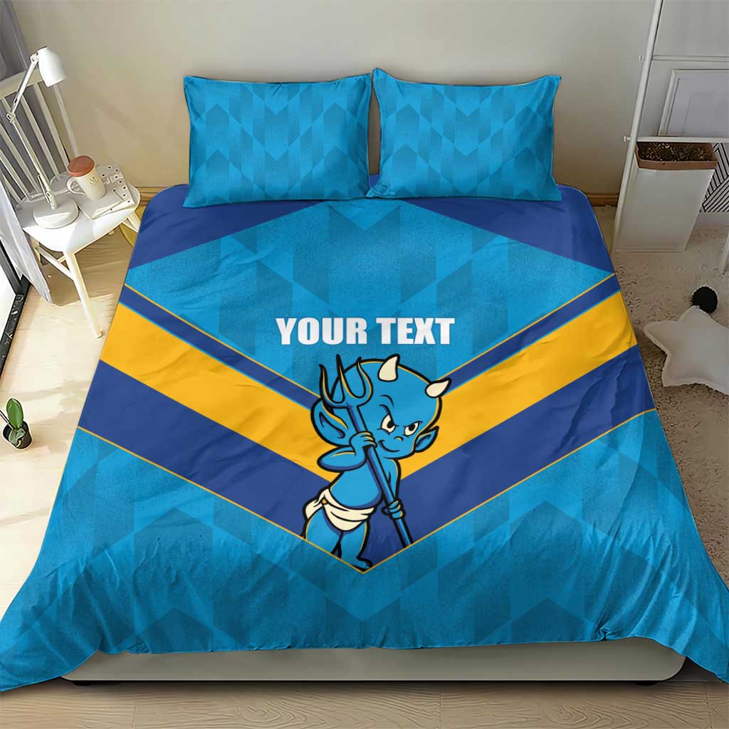 Norths Rugby Custom Bedding Set Go Devils Mascot Sporty Style - Aussie Hoodie